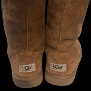 UGG Chestnut Suede Boots tall